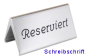 Preview: TISCHSCHILD 6837 - Maße: 100 * 50 mm
