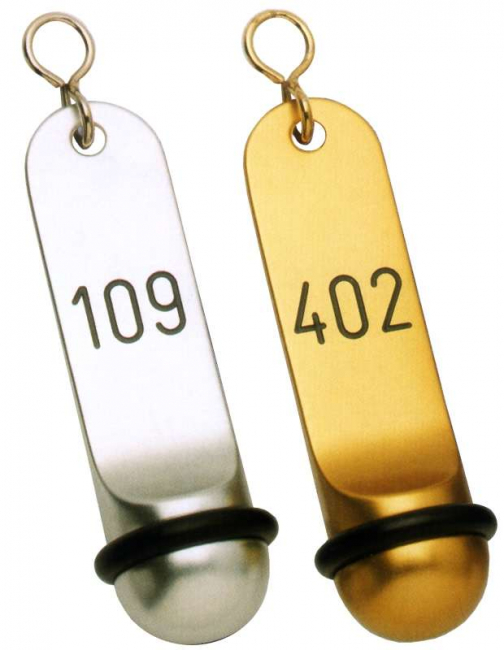 Hotel Schlüsselanhänger "Klassiker 6465" - Maße: 105 x 30 mm